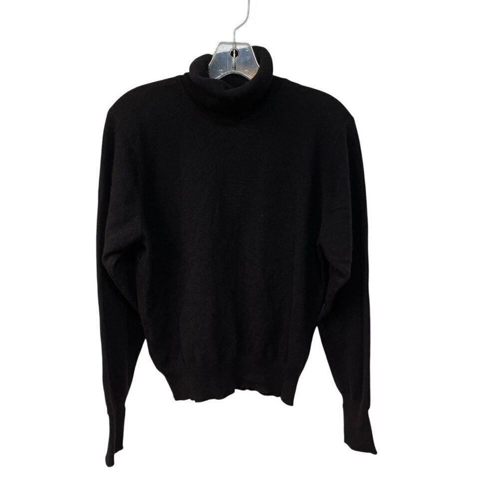 Vintage Best of Scotland Women Turtleneck Sweater Sz 38 100% Cashmere Scotland S
